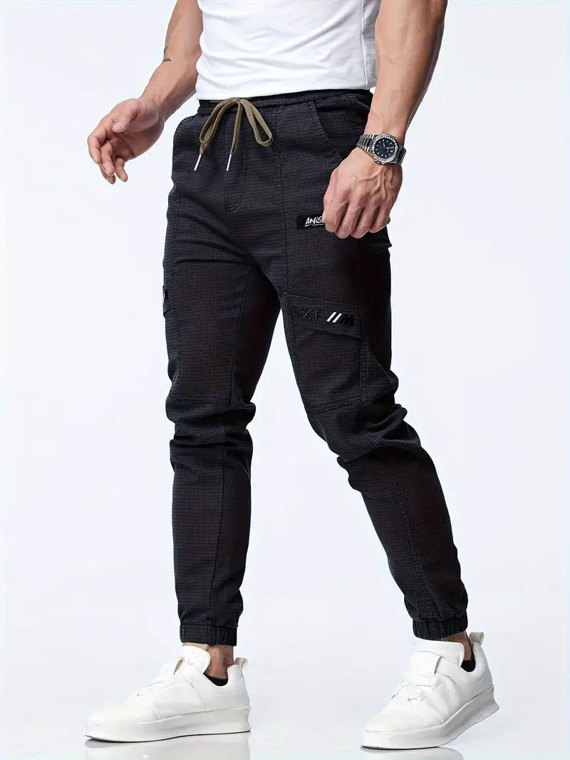 Jake | Men's Joggers with Drawstring and Stretch Fit-Omni Prime Goods