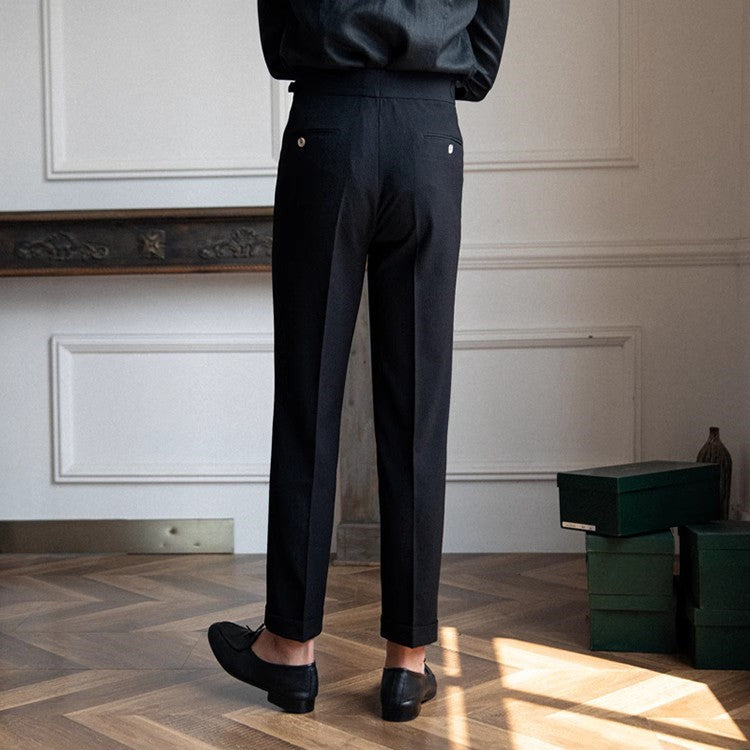 James | Men's Comfortable Modern Business Trousers-Omni Prime Goods
