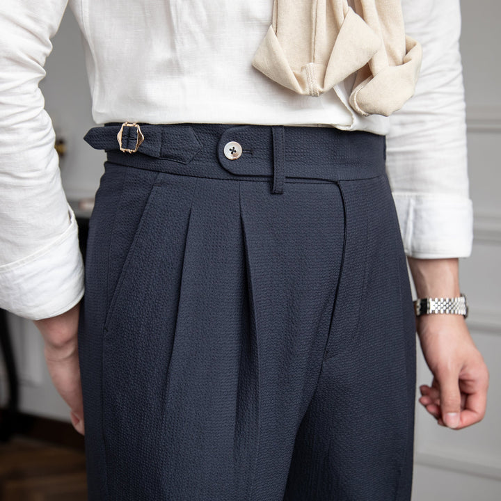 James | Men's Comfortable Modern Business Trousers-Omni Prime Goods