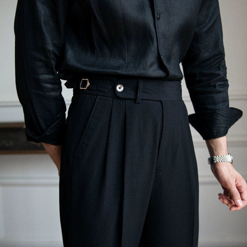 James | Men's Comfortable Modern Business Trousers-Omni Prime Goods