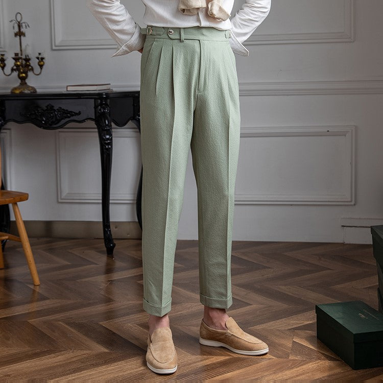 James | Men's Comfortable Modern Business Trousers-Omni Prime Goods