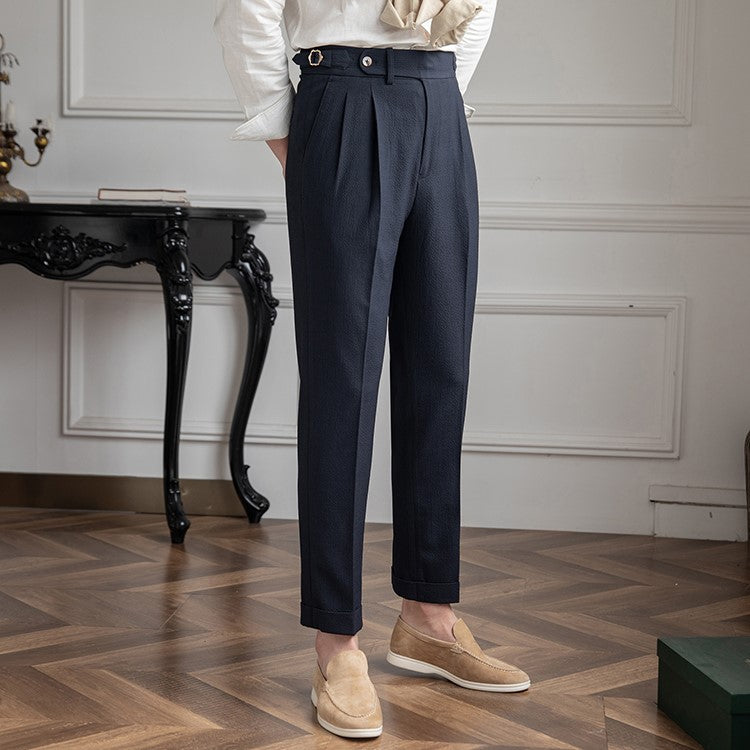 James | Men's Comfortable Modern Business Trousers-Omni Prime Goods