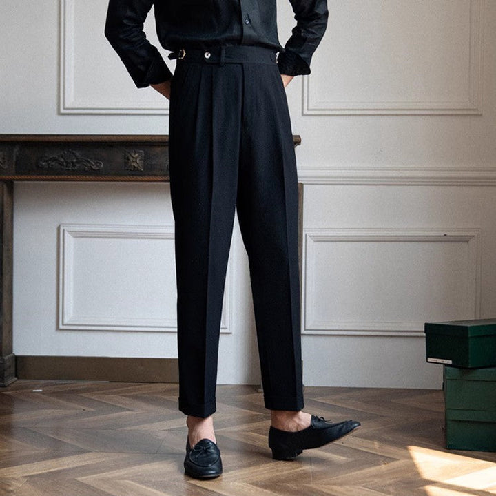 James | Men's Comfortable Modern Business Trousers-Omni Prime Goods