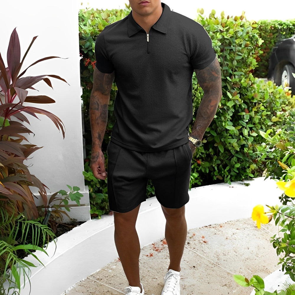 James | Men's Comfortable Summer Two-Piece Set-Omni Prime Goods