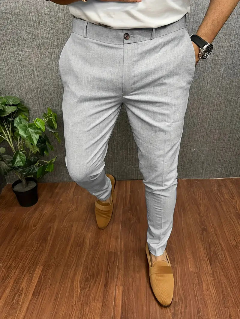 James | Men's Elegant Modern Trousers-Omni Prime Goods