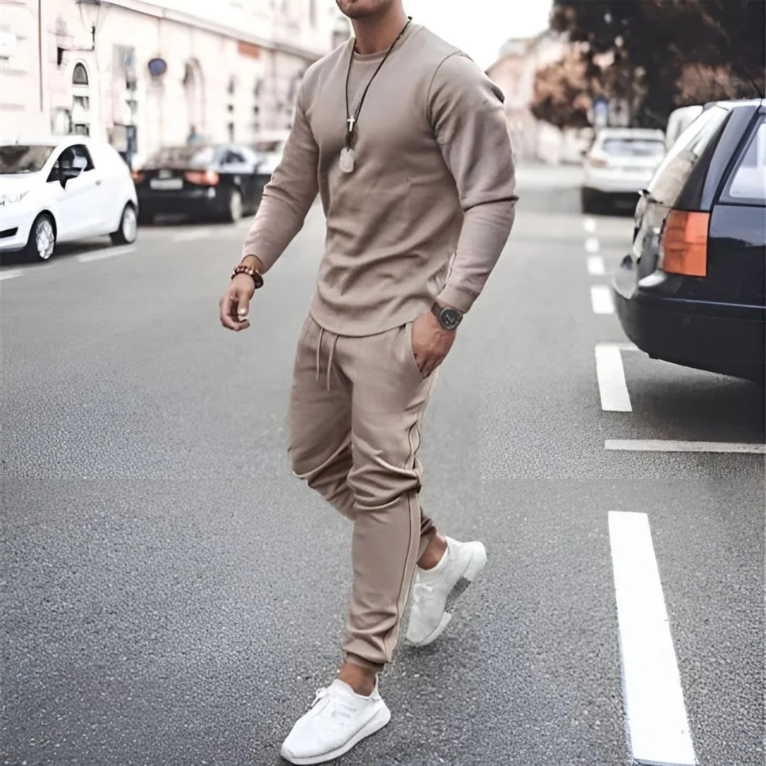 James | Men's High-Quality Tracksuit Set in Multiple Colors-Omni Prime Goods