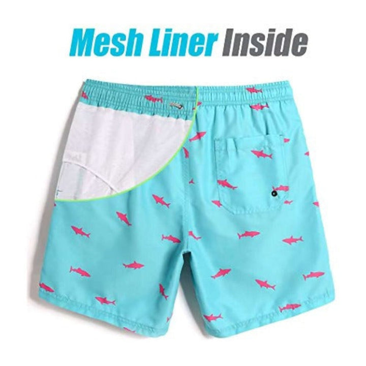 James | Men's Lightweight Swim Shorts-Omni Prime Goods