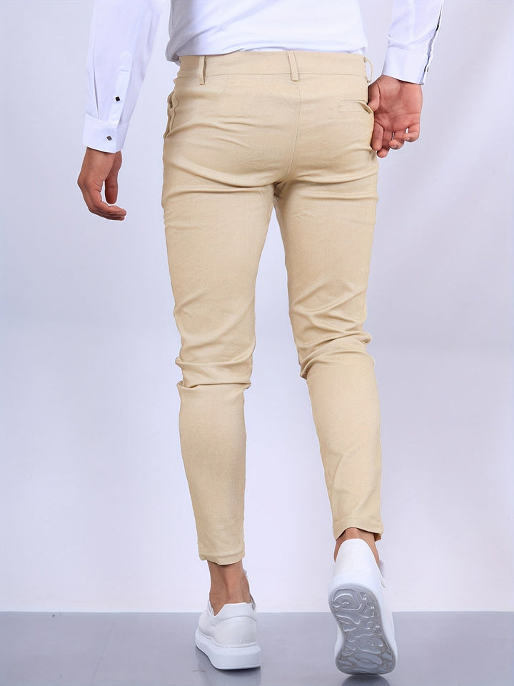 James | Men's Slim Fit Stylish Pants-Omni Prime Goods