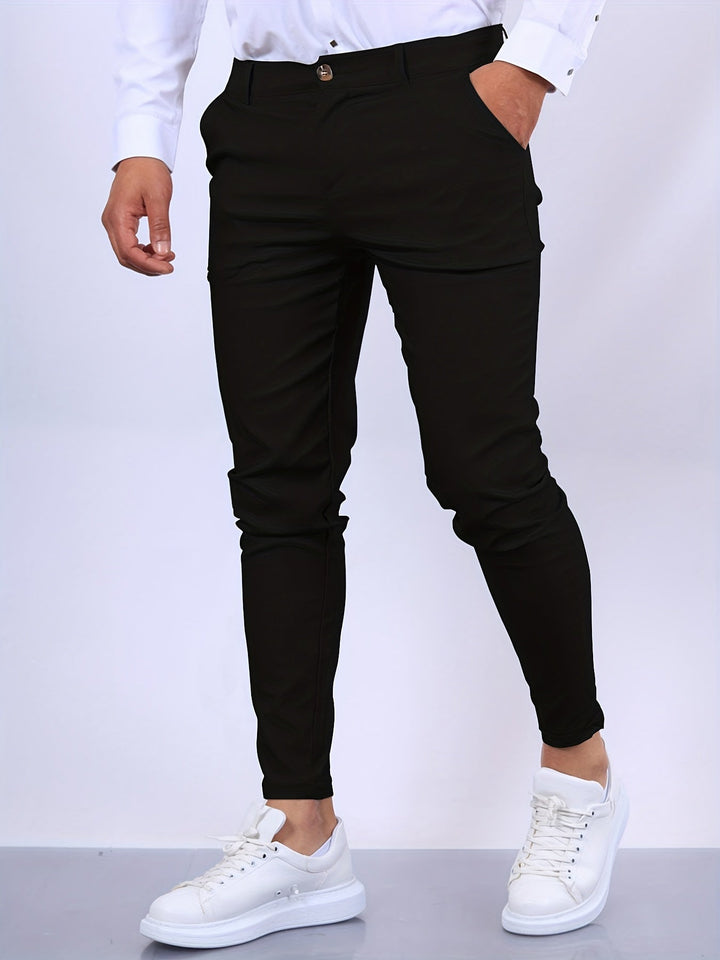 James | Men's Slim Fit Stylish Pants-Omni Prime Goods