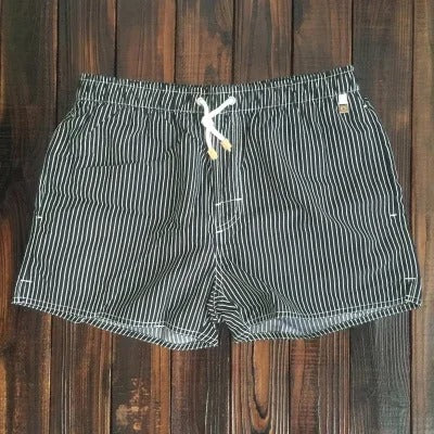 James | Men's Striped Swim Shorts - Stylish & Comfortable-Omni Prime Goods