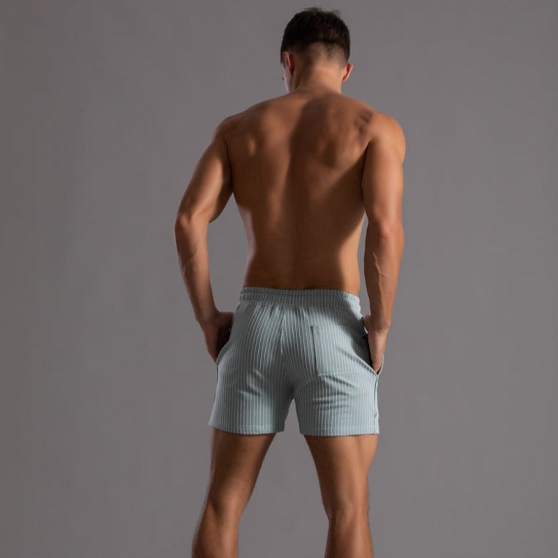 James | Men's Stylish Striped Shorts-Omni Prime Goods