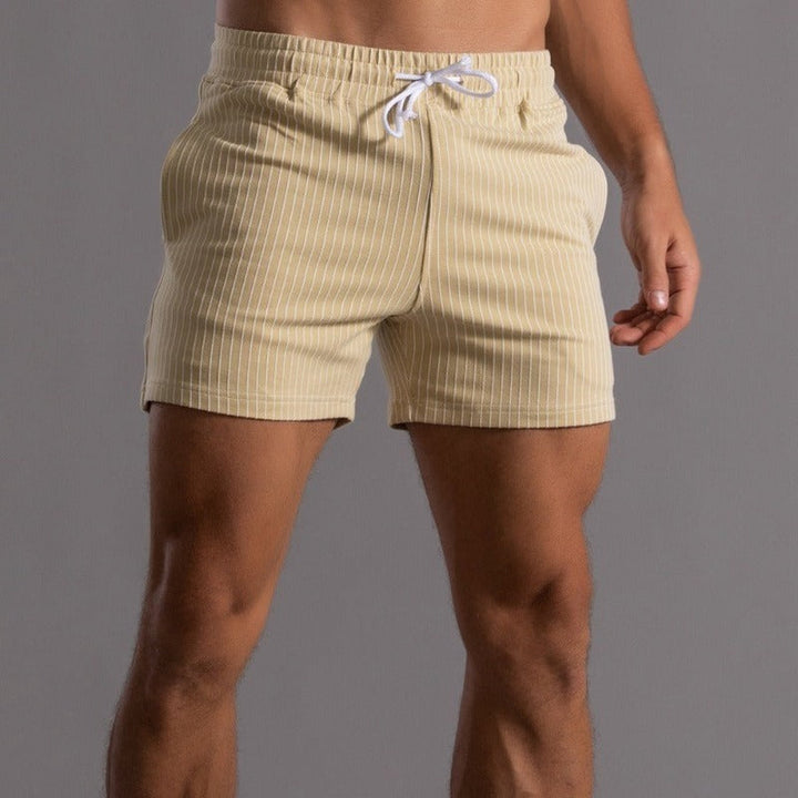 James | Men's Stylish Striped Shorts-Omni Prime Goods