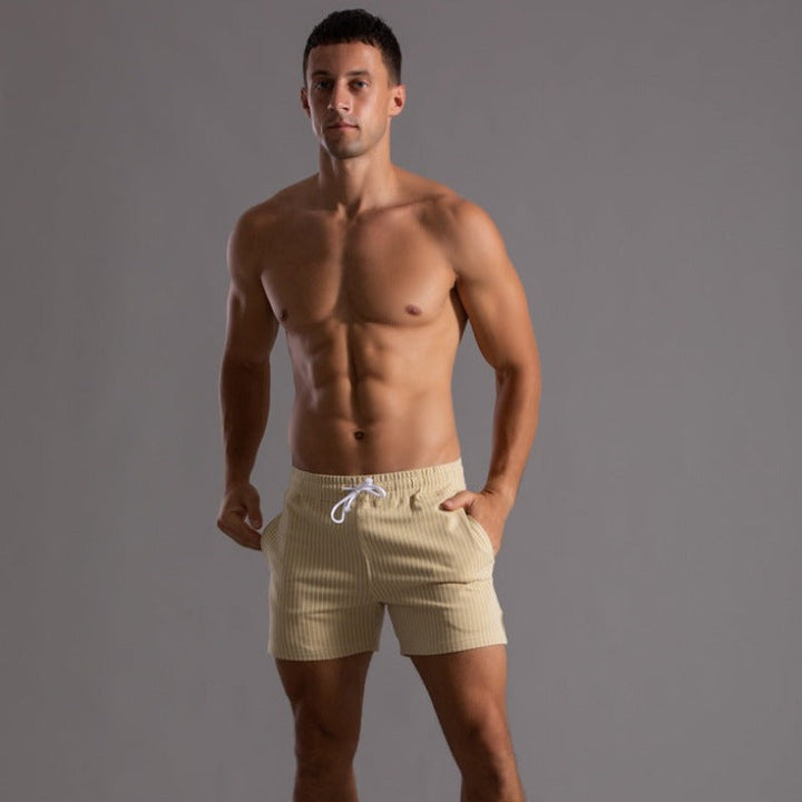 James | Men's Stylish Striped Shorts-Omni Prime Goods