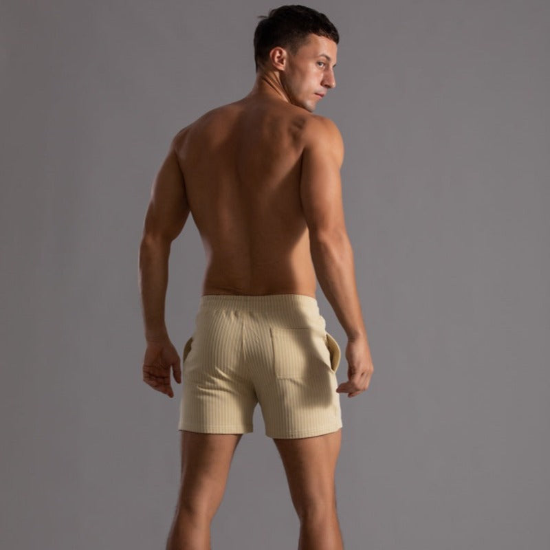 James | Men's Stylish Striped Shorts-Omni Prime Goods