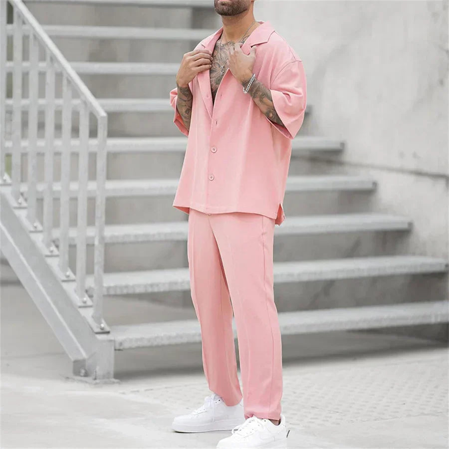 James | Men's Stylish Summer Outfit - Lightweight and Breathable-Omni Prime Goods