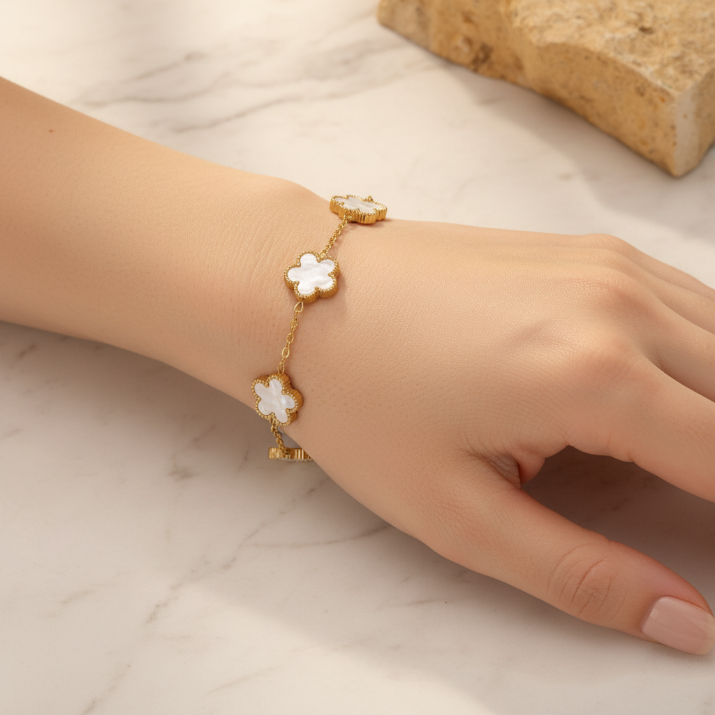 Elegant Floral Jewelry Set