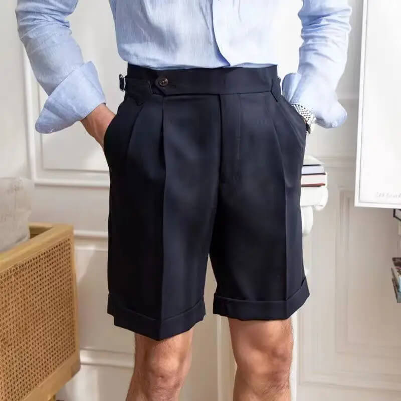 John | Men's Casual Knee-Length Shorts-Omni Prime Goods