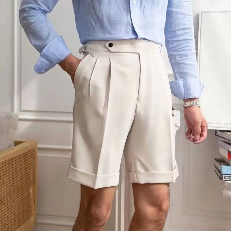 John | Men's Casual Knee-Length Shorts-Omni Prime Goods