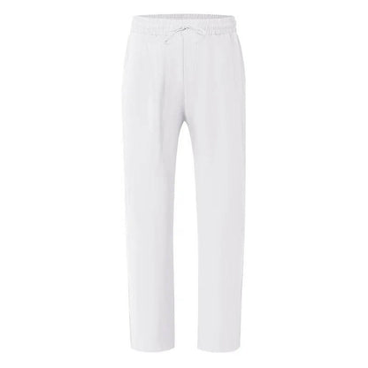 John | Men's Casual Linen Straight Leg Pants, Breathable & Comfortable-Omni Prime Goods
