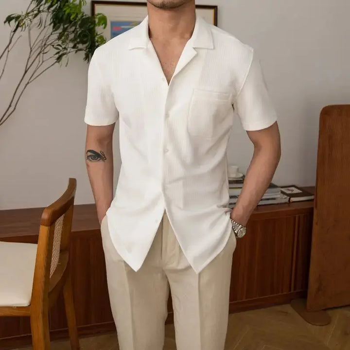 John | Men's Classic Versatile Basic Shirt-Omni Prime Goods