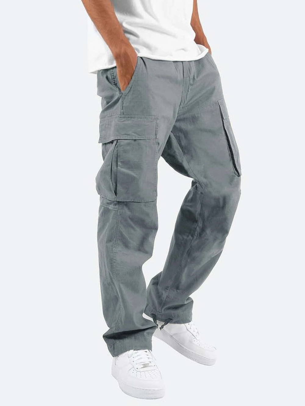 John | Men's Comfortable Cargo Everyday Pants-Omni Prime Goods