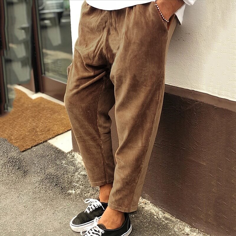 John | Men's Comfortable Casual Cord Pants-Omni Prime Goods