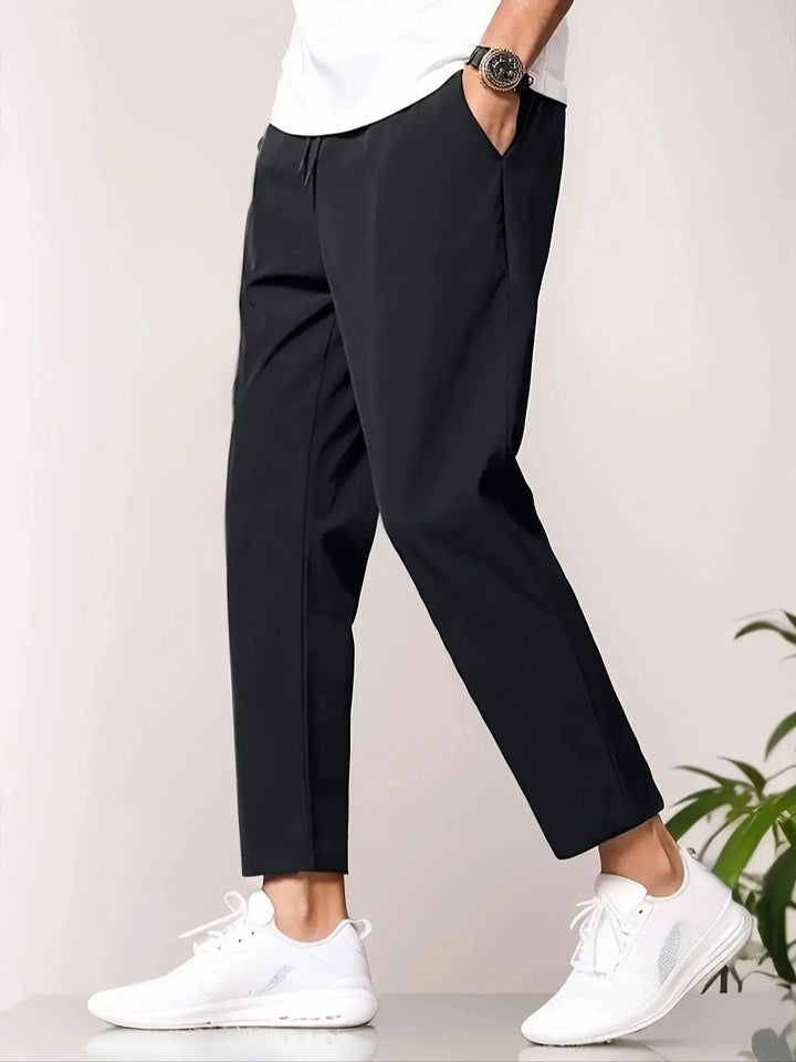 John | Men's Modern Casual Trousers-Omni Prime Goods
