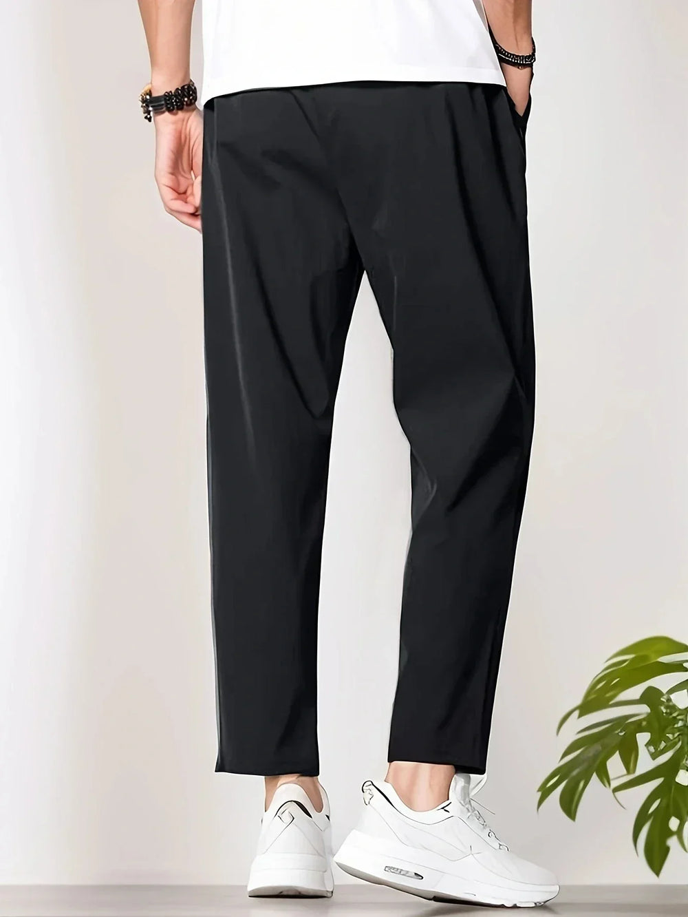 John | Men's Modern Casual Trousers-Omni Prime Goods
