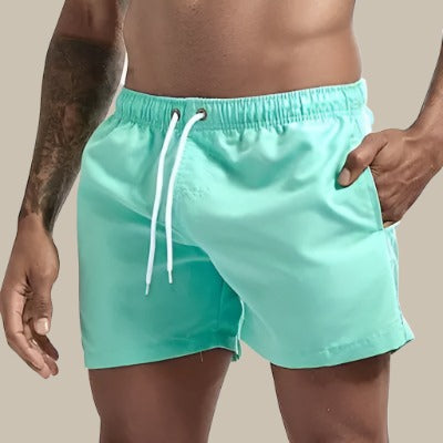John | Men's Quick-Drying Basic Swim Shorts-Omni Prime Goods