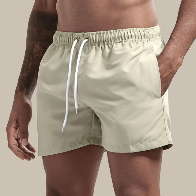 John | Men's Quick-Drying Basic Swim Shorts-Omni Prime Goods