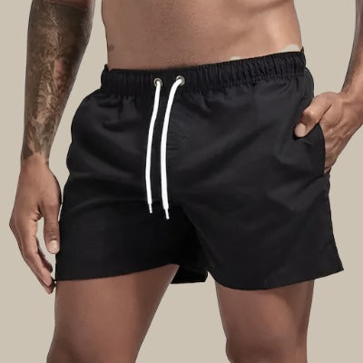 John | Men's Quick-Drying Basic Swim Shorts-Omni Prime Goods