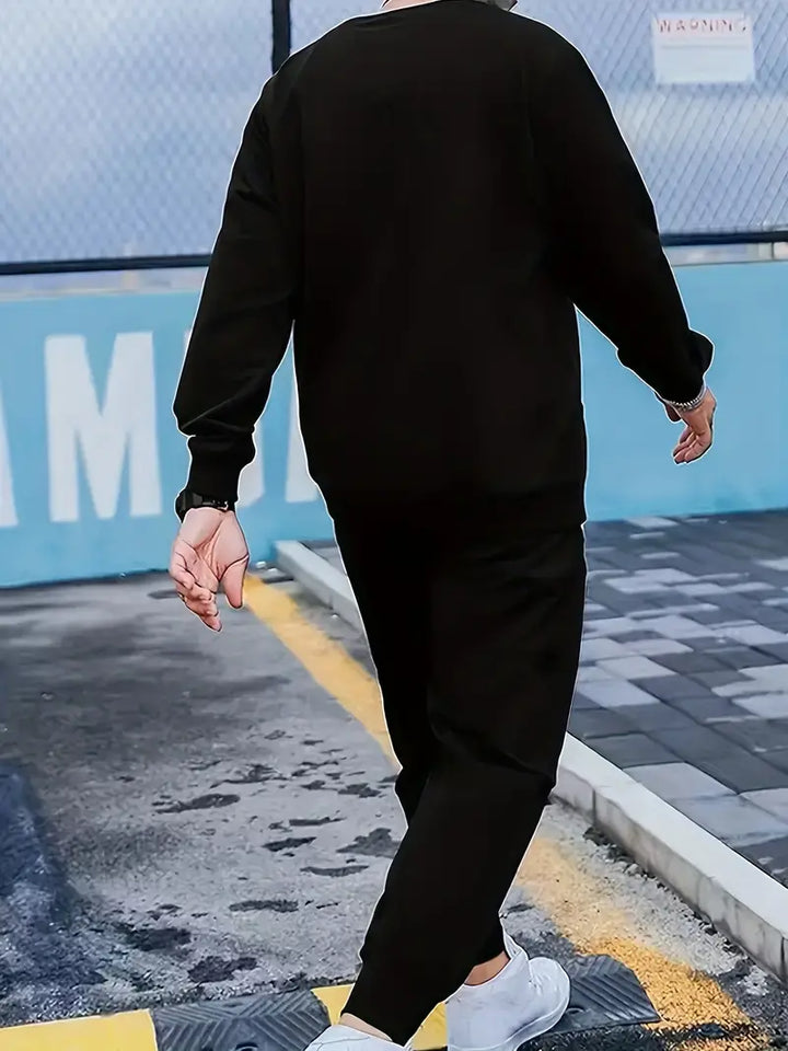 John | Men's Solid Color Tracksuit-Omni Prime Goods