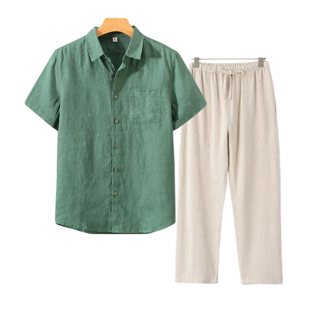 John | Men's Summer Outfit, Stylish and Comfortable-Omni Prime Goods