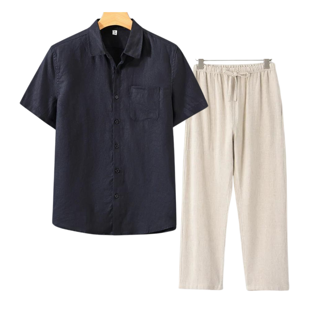 John | Men's Summer Outfit, Stylish and Comfortable-Omni Prime Goods