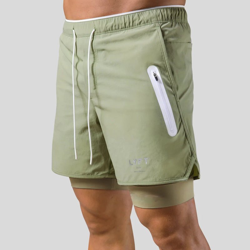 Jordan | Men's 2-in-1 Sports Training Shorts-Omni Prime Goods