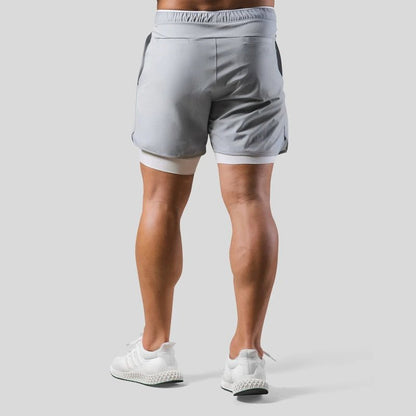 Jordan | Men's 2-in-1 Sports Training Shorts-Omni Prime Goods