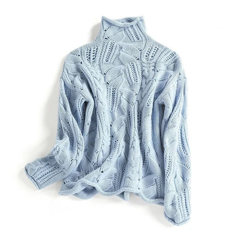 Women's Cashmere Sweater - Premium Fine Knit - Classic Style