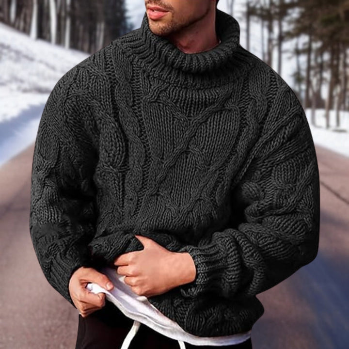 Men's Cozy Knit Sweater - Stylish and Versatile Comfort