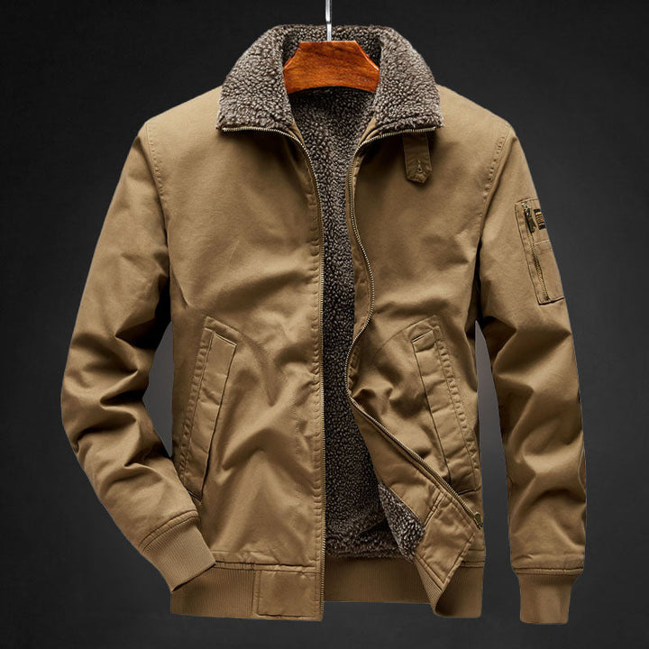 Men's Warm Fleece Lined Winter Jacket