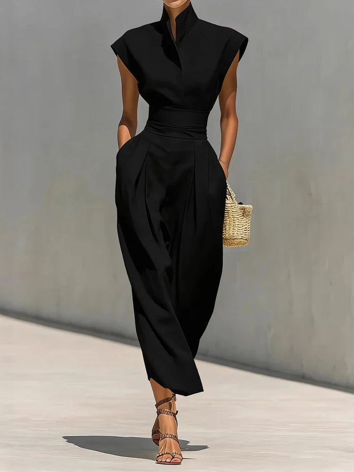 Kaylee | Women's Structured Midi Dress-Omni Prime Goods