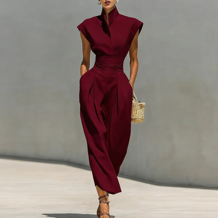 Kaylee | Women's Structured Midi Dress-Omni Prime Goods