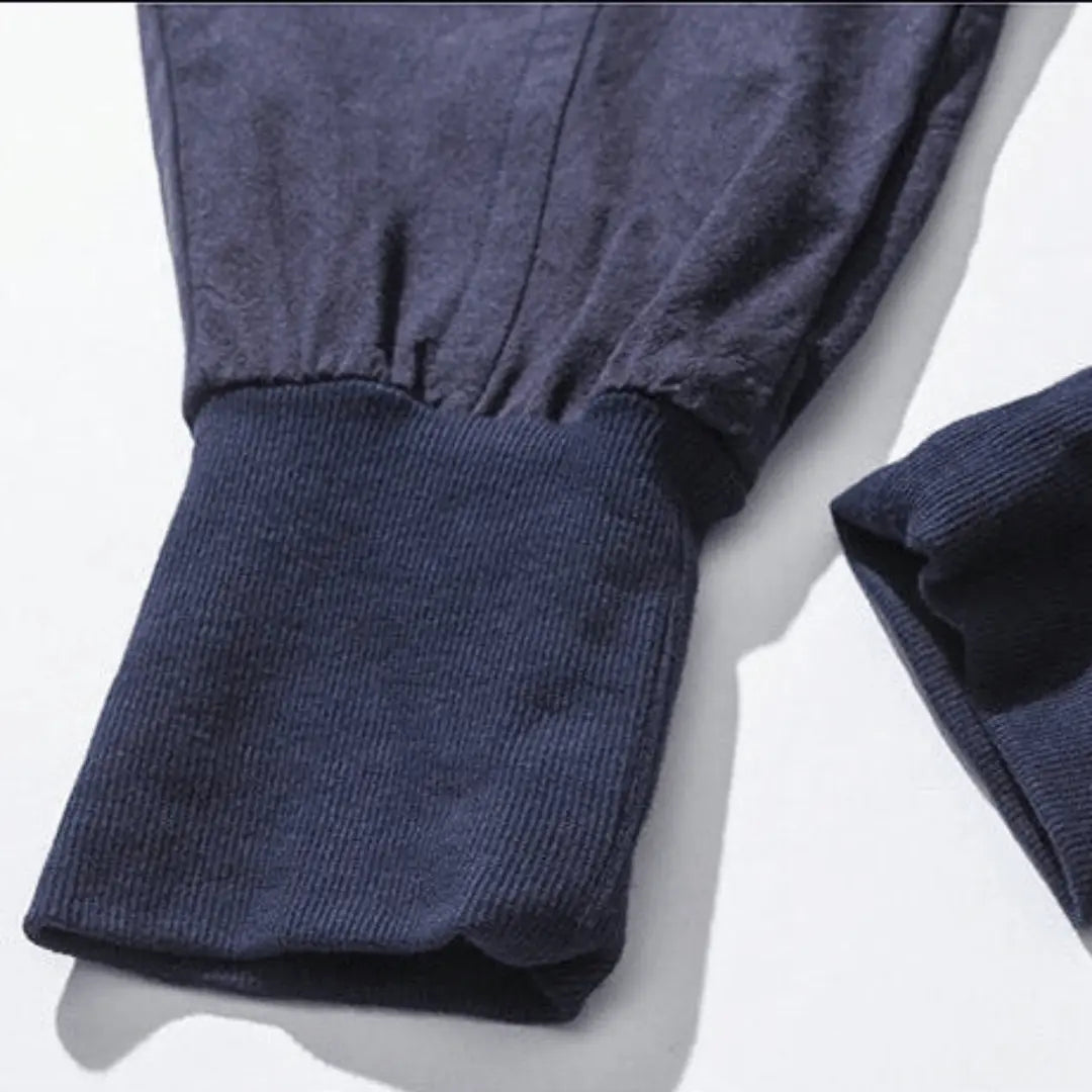 Kenji | Men’s Premium Cotton Blend Drop-Crotch Trousers-Omni Prime Goods