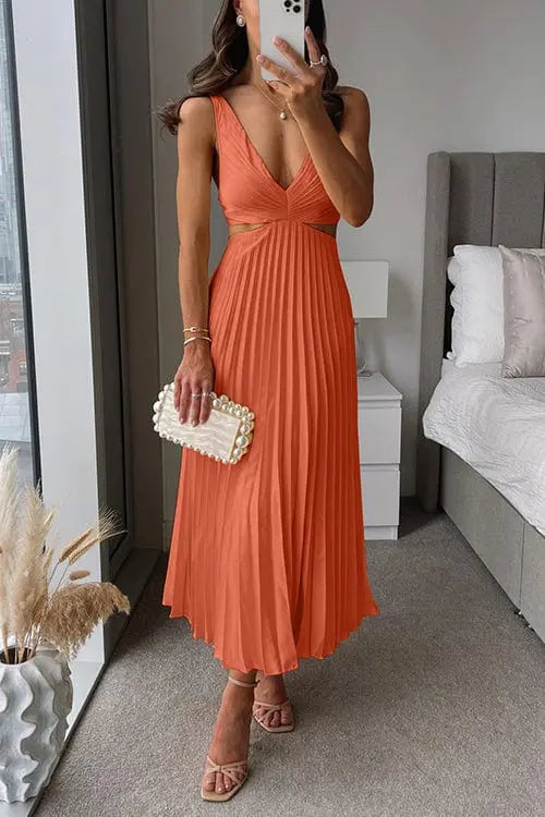 Kesley | Women's Pleated Dress – Elegant Style for Special Events-Omni Prime Goods