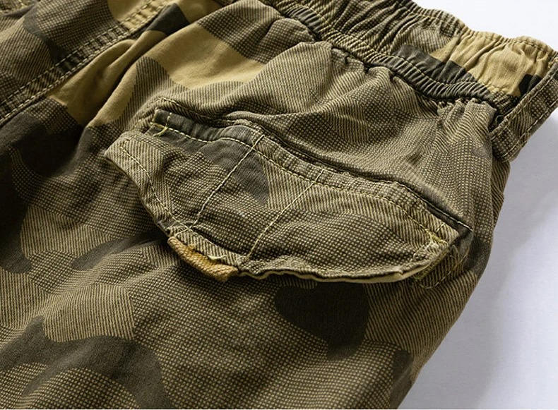 Men's Camouflage Utility Cargo Shorts