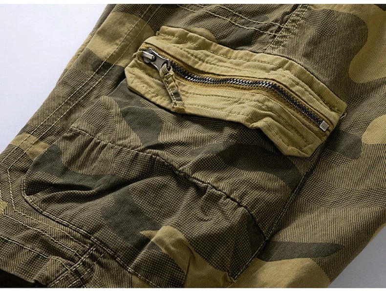 Men's Camouflage Utility Cargo Shorts