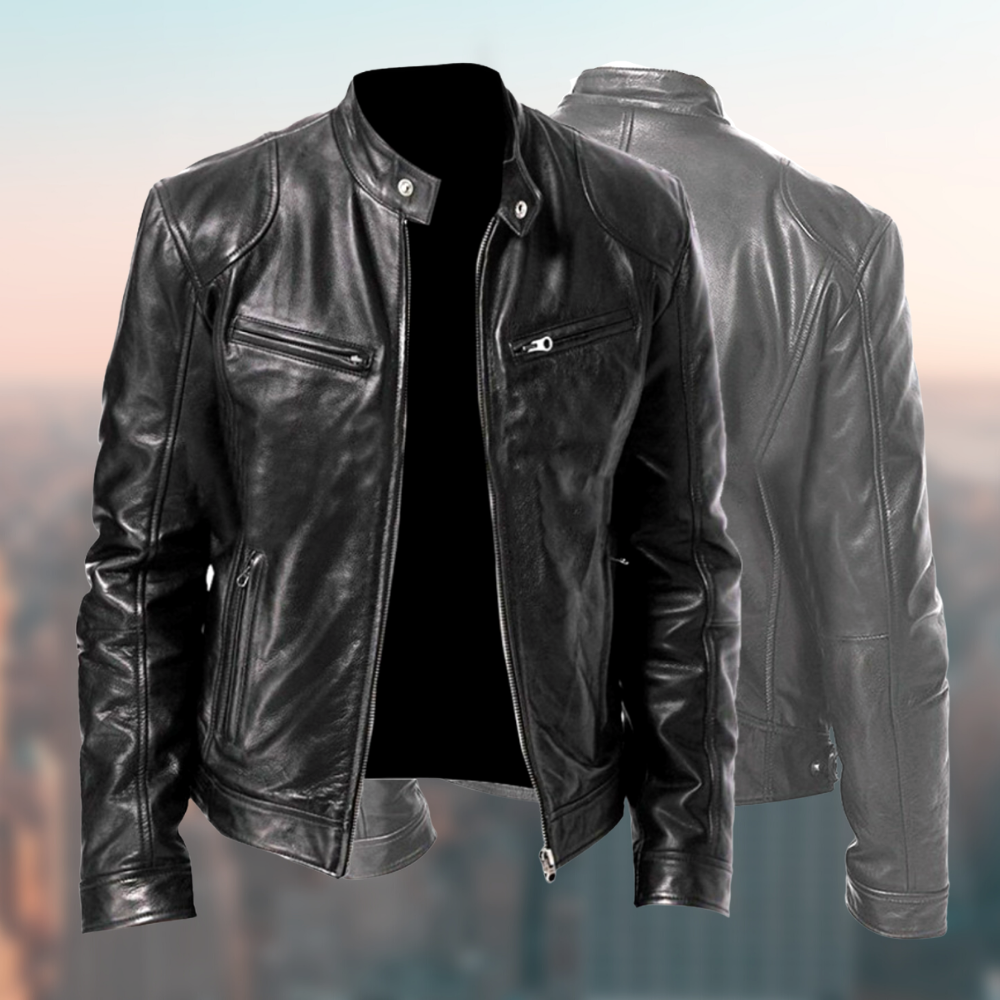 Men's Elegant High-Quality Leather Jacket