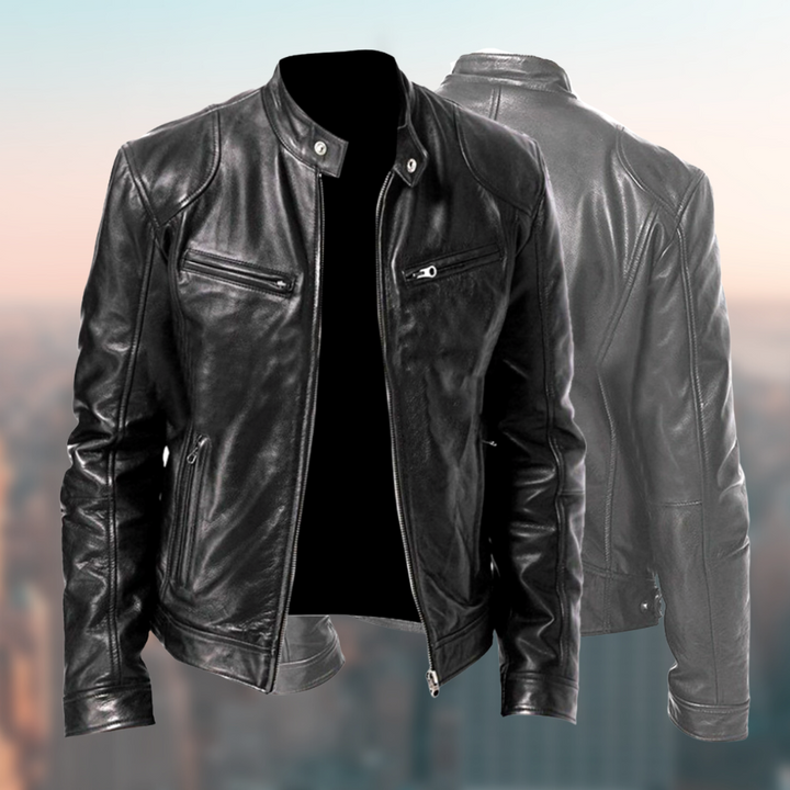 Men's Elegant High-Quality Leather Jacket