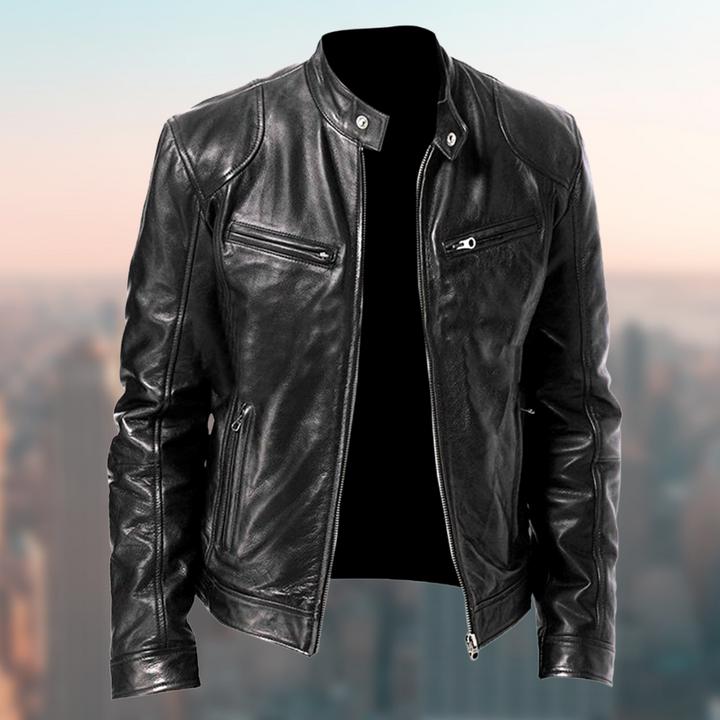 Men's Elegant High-Quality Leather Jacket