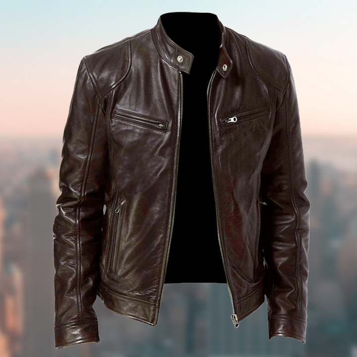 Men's Elegant High-Quality Leather Jacket