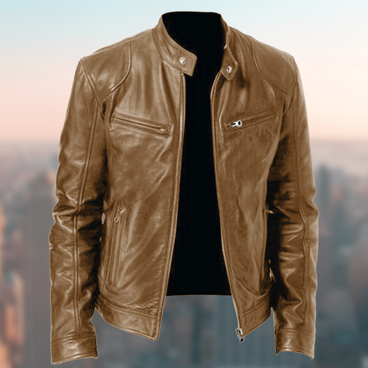 Men's Elegant High-Quality Leather Jacket